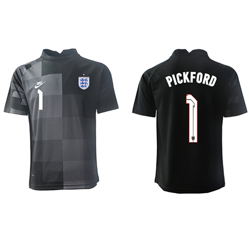 Inghilterra Jordan Pickford #1 Portiere Prima Maglia Mondiali 2022 Manica Corta